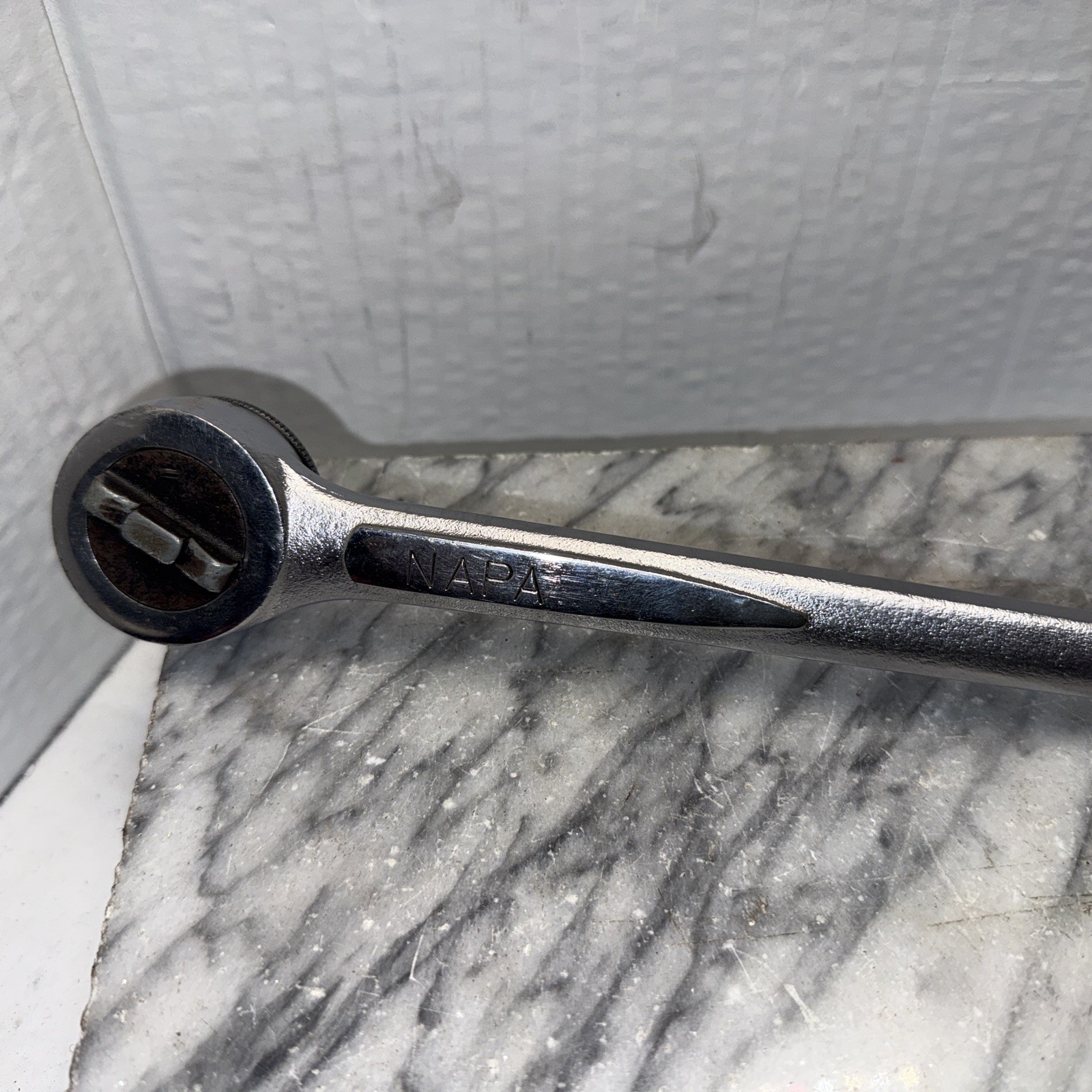 Vintage NAPA USA 1/2″ Drive 15″ Long Handle Ratchet No NS67 USA 🇺🇸