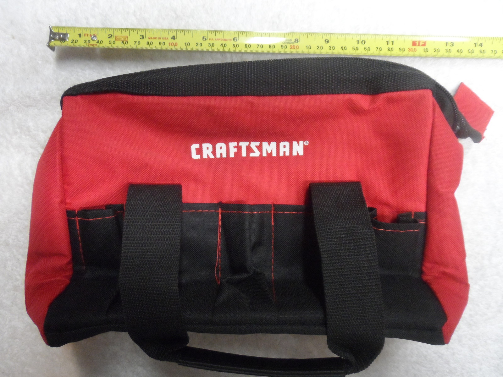 Craftsman Red Black 12″ Wrench Screwdriver Tool Set Carry Bag NOS