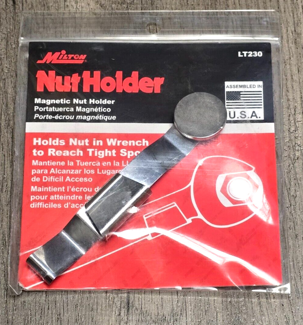 Milton Clip on Magnetic Nut Holder fits Wrenches 3/8″ to 3/4″ or 10-19mm #LT230