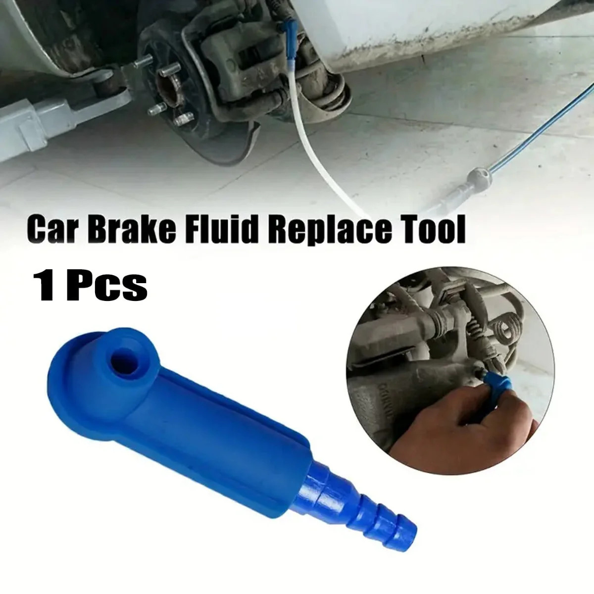 1Pcs Brake Oil Exchange Tool, Portable for Car Truck (Blue)