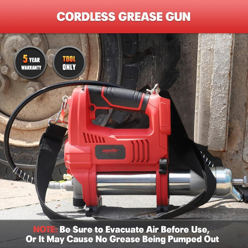 Mellif Power Grease Gun Compatible with Milwaukee 18V Battery (Tool ONLY),…