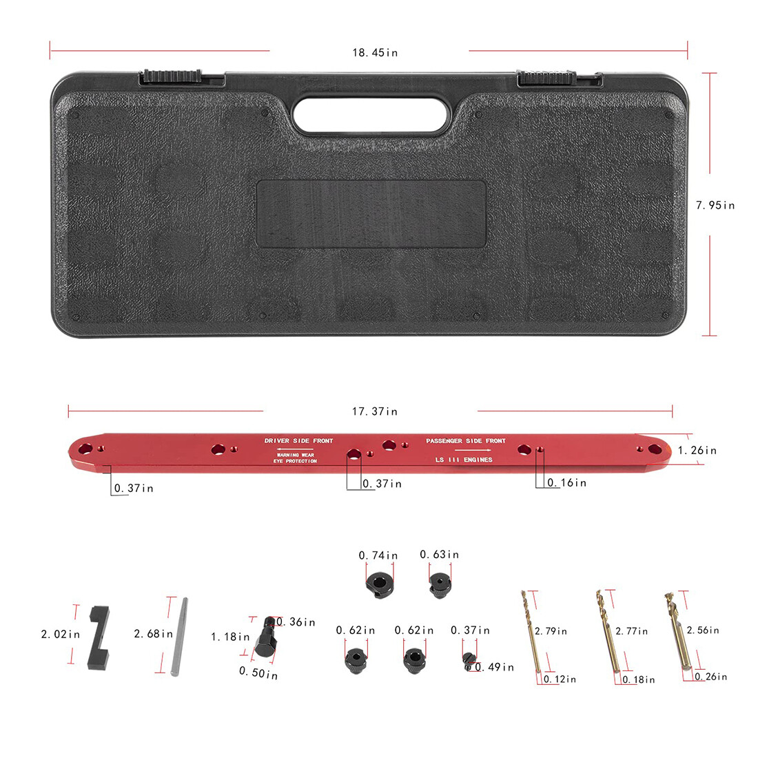 Manifold Drill Template Broken Bolts for GM Chevy LSIII 4.8L 5.3L 6.0L LIS-71400
