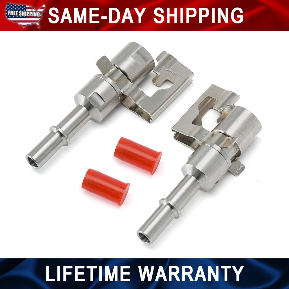 For Ford F250 1990-1991 Fuel Pump Line Return Check Valve Connector 2PCS