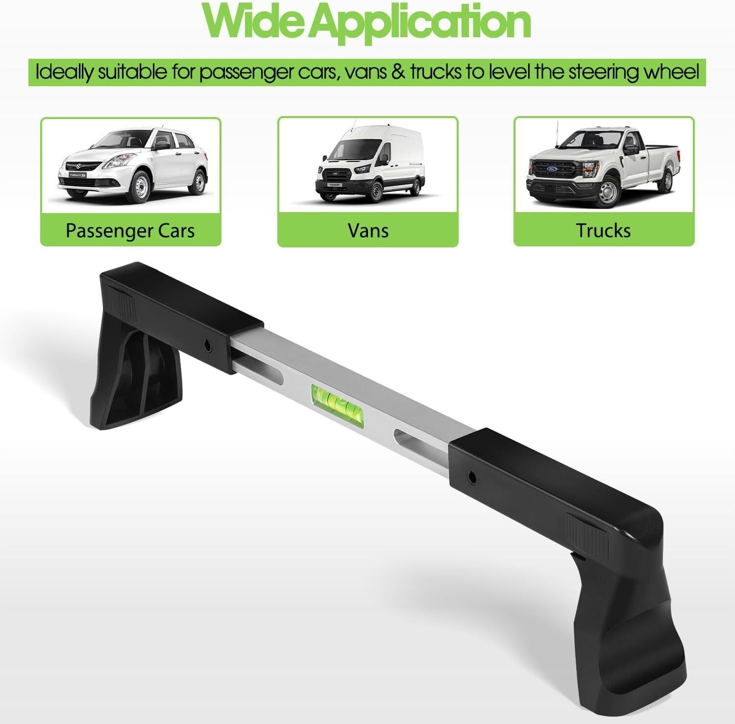 Universal for Passenger Cars & Vans & Trucks Steering Wheel Level Alignment Tool