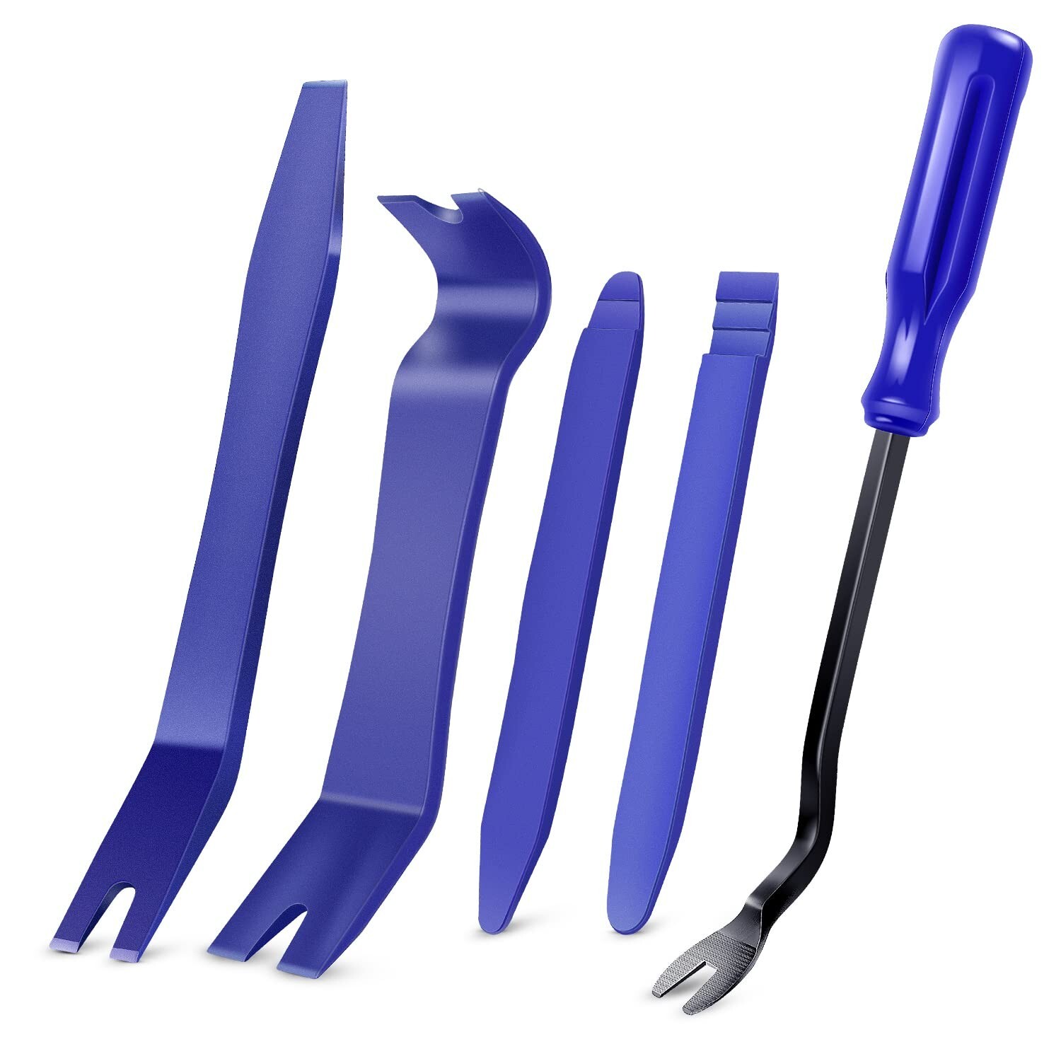 5PCS Auto Trim Removal Tool Kit No-Scratch Pry Tool Kit for Car Door Clip Panel