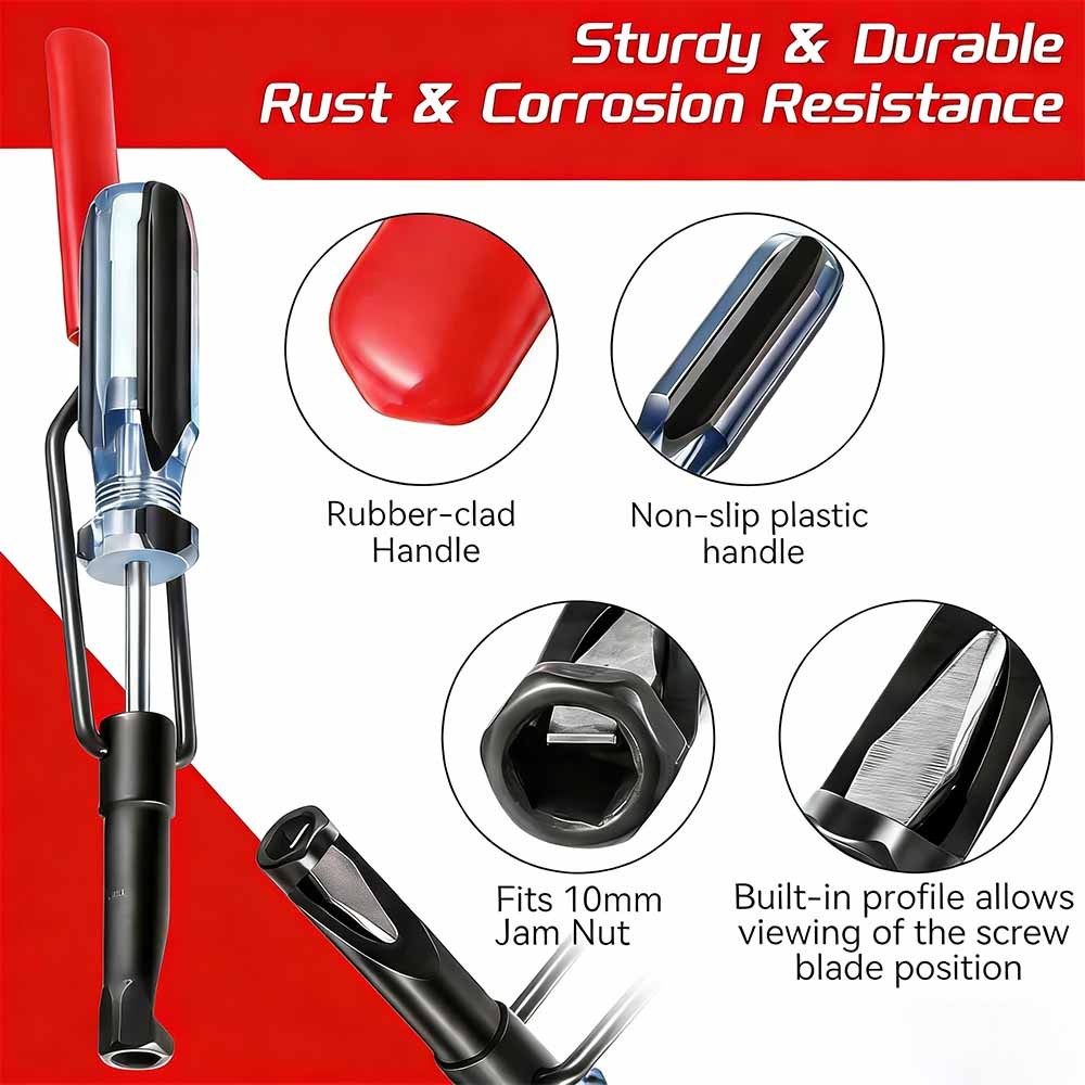 Valve Lash Adjustment Tool 10mm Jam Nut & Slotted Stud for Honda for Toyota #P