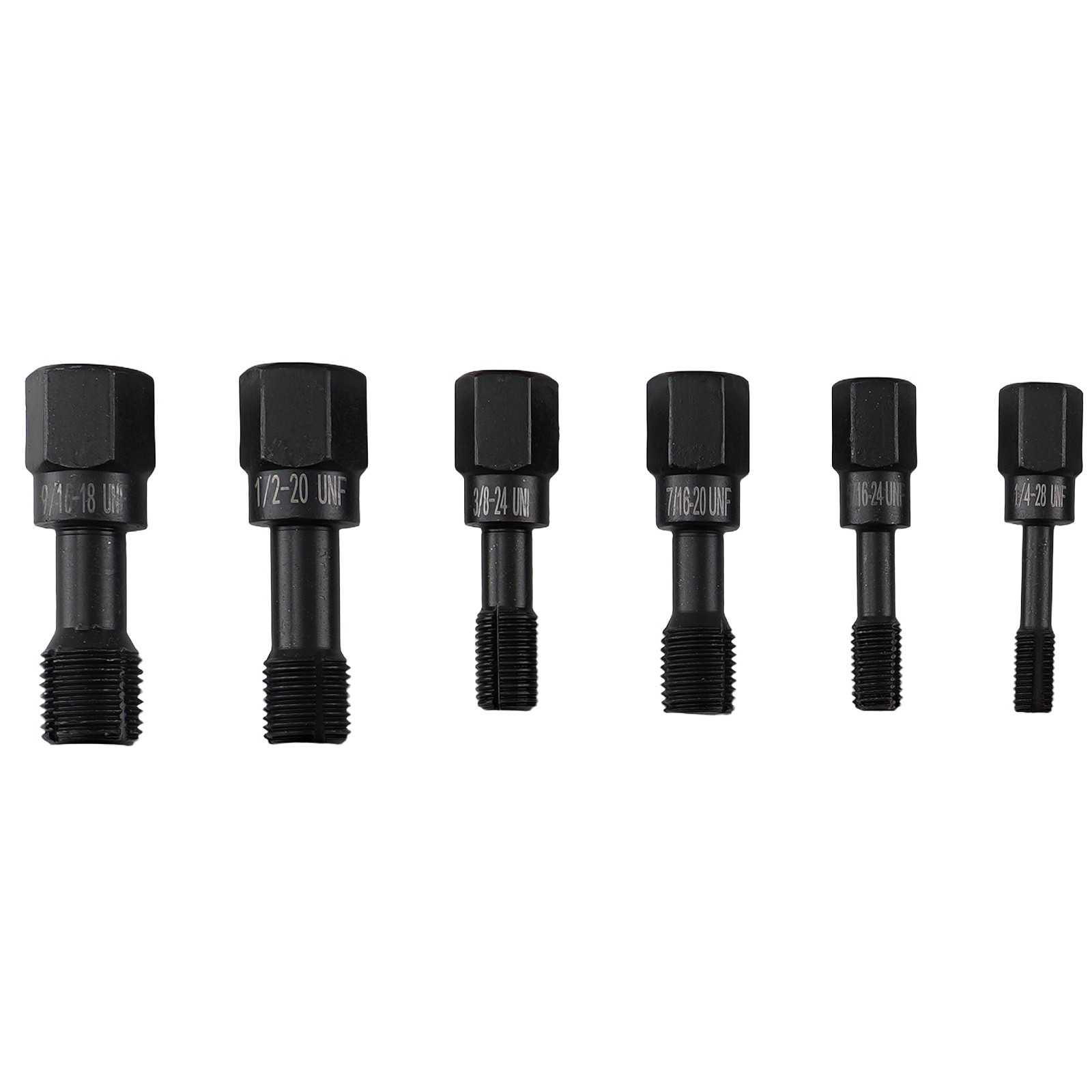 48Pc Thread Repair Tool UNC UNF Metric Thread Chaser Restorer Kit with Tap Dies