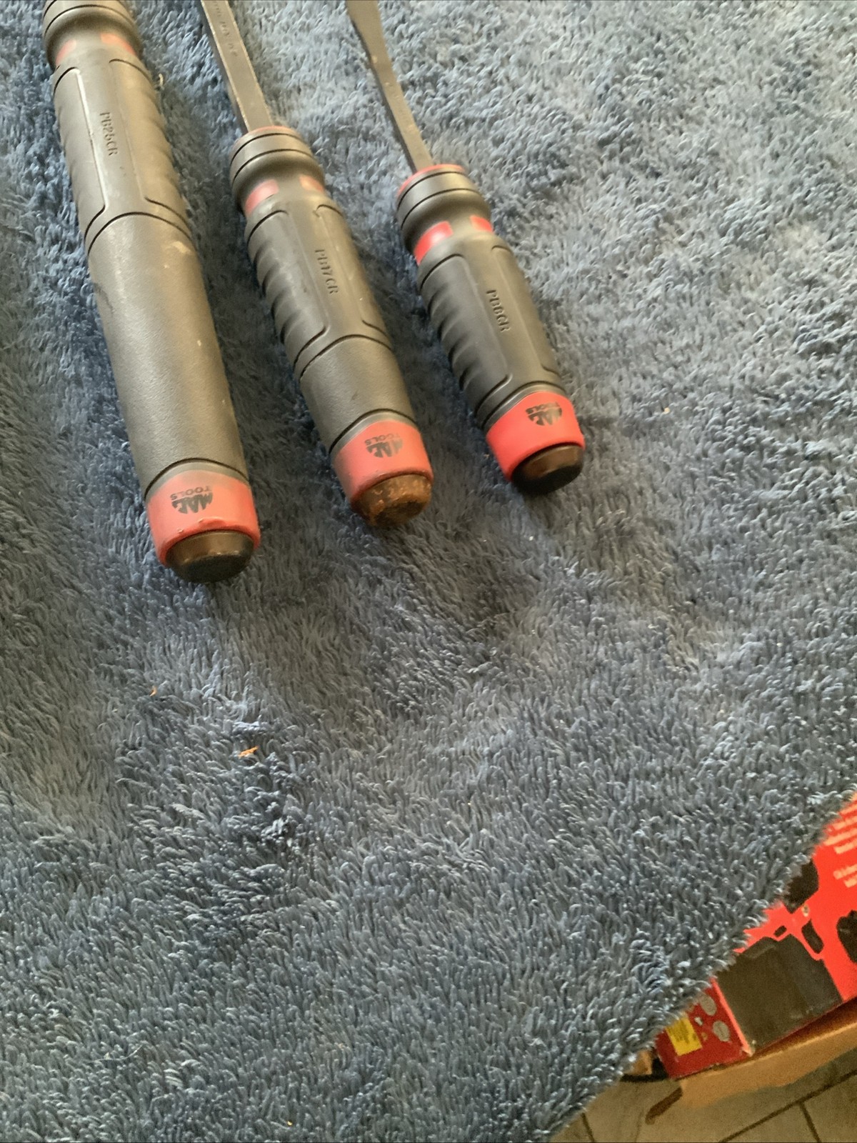 Mac Tools 4pc Pry Bar Set….pb36cr, Pb25cr, Pb17cr, Pb8cr….see Pics…