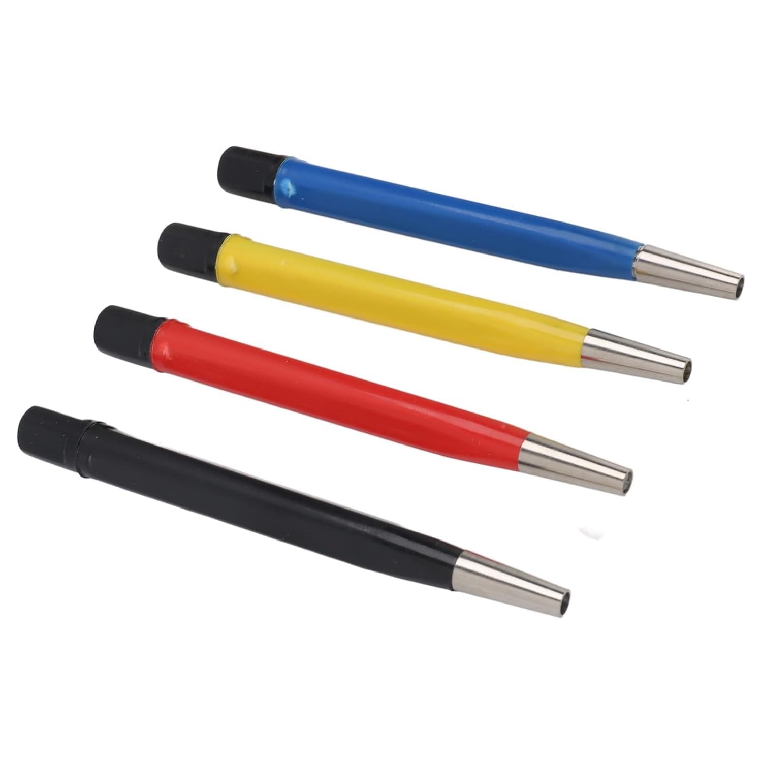 Fiberglass Scratch Brush Pen 4-Pieces with Steel, Brass,…