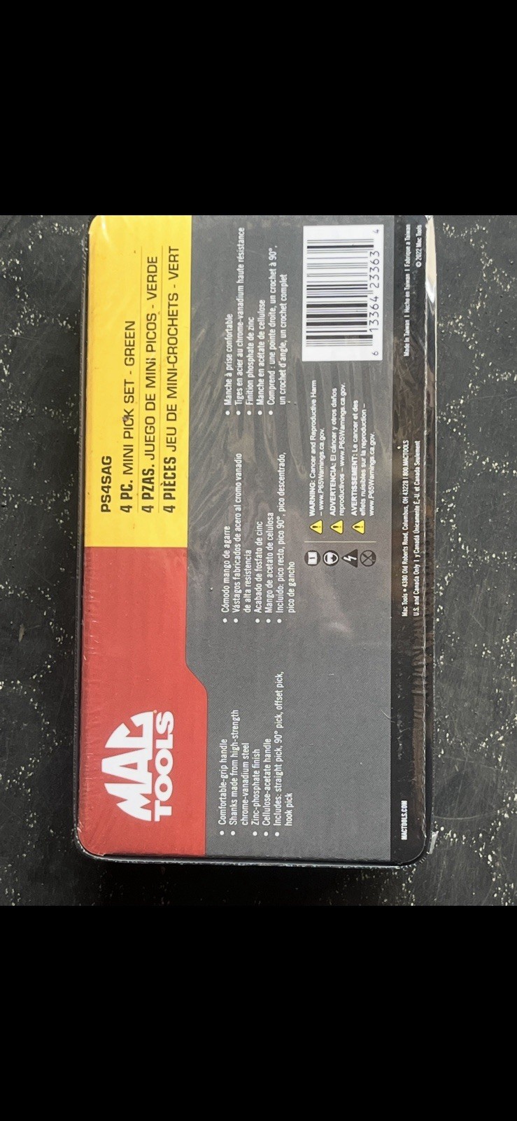 4-PC. COMFORT-GRIP™ MINI PICK SET