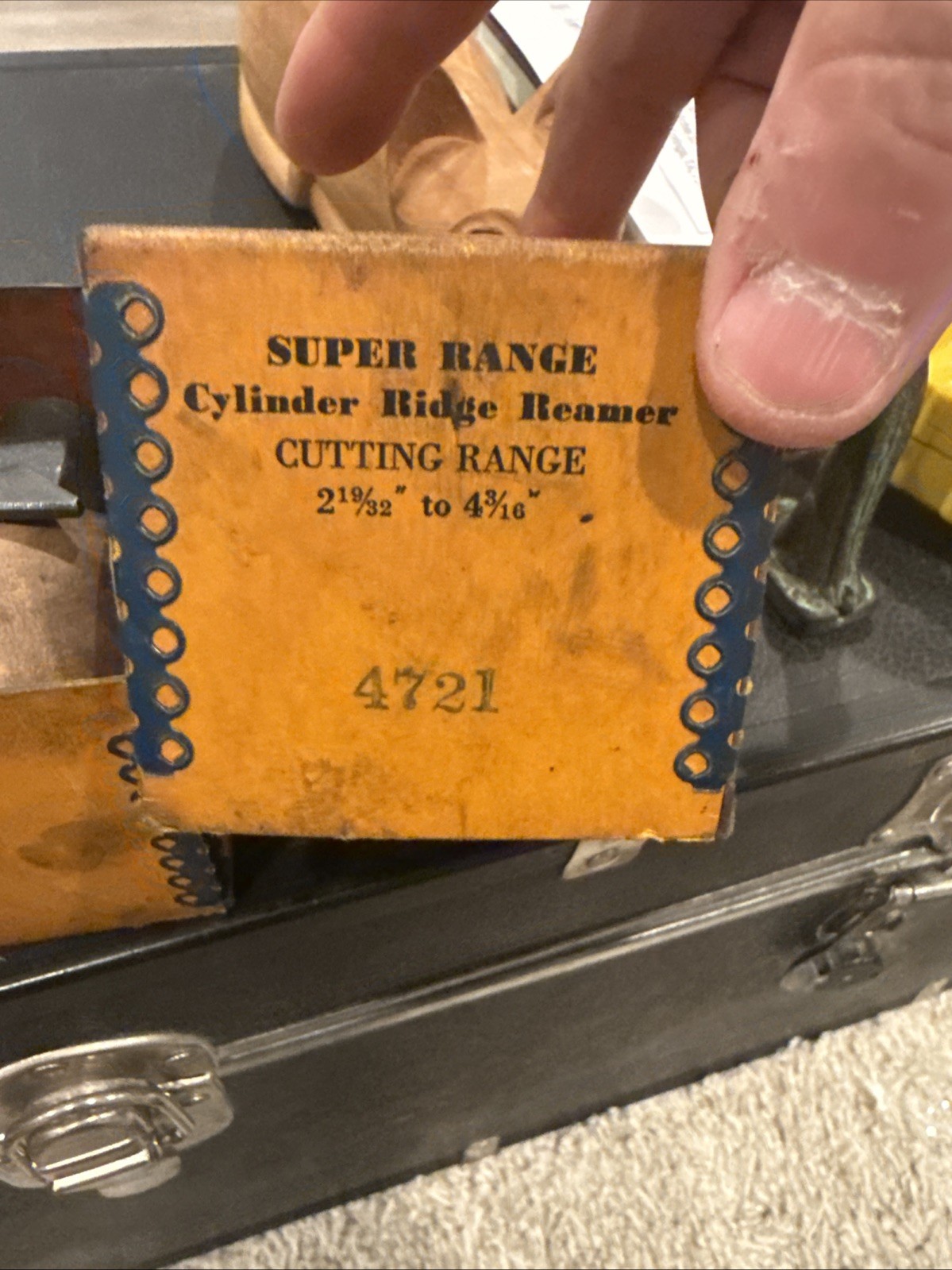 Vintage Lisle 472 Super Range Cylinder Ridge Reamer Tool 2-19/32″ to 4-3/16″ w/
