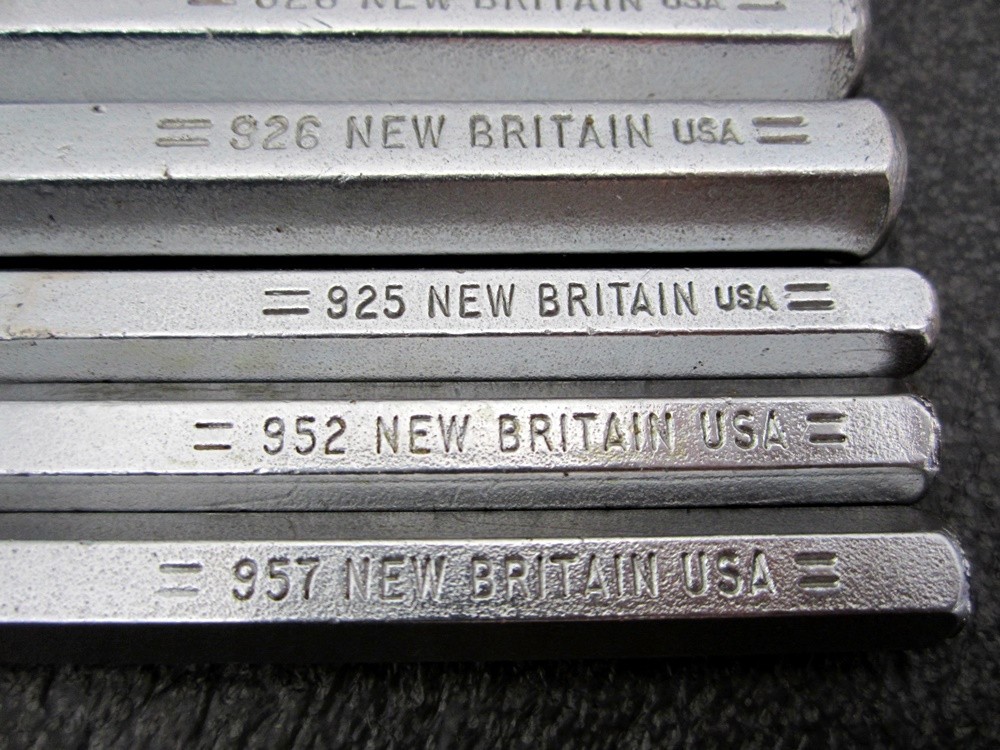 Vintage New Britain 7pc Punch & Chisel Set Made in USA