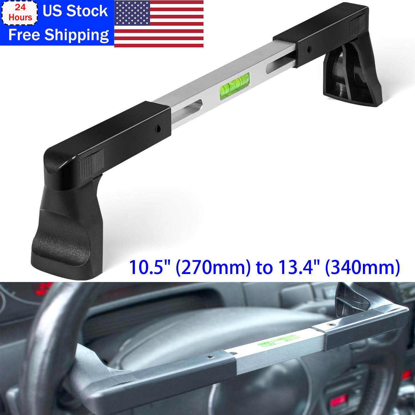 Universal for Passenger Cars & Vans & Trucks Steering Wheel Level Alignment Tool