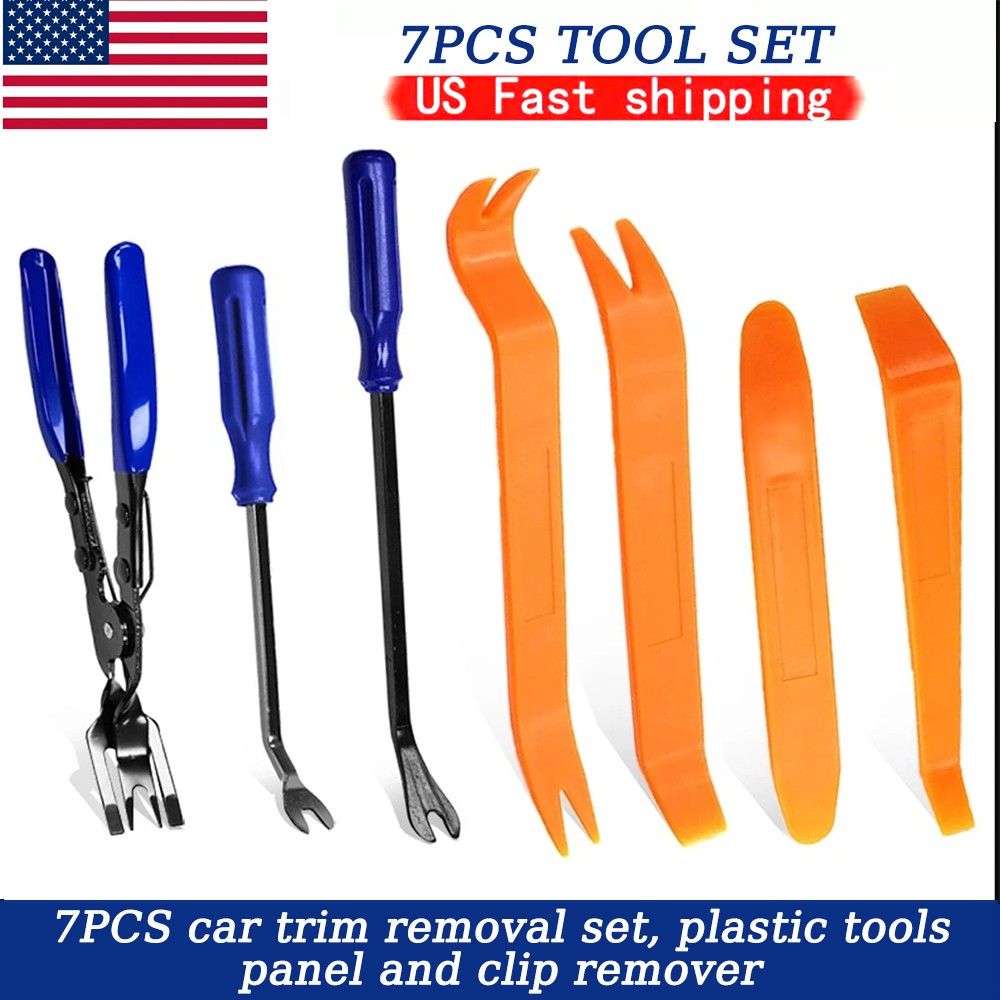 Auto Trim Clip Upholstery Removal Tool Dash Interior Fastener Pin Pliers Puller