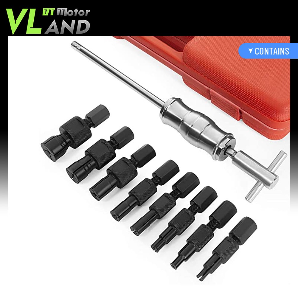 9pc 8-32mm Blind Hole Inner Bearing Puller Set Remover Slide Hammer Internal Kit