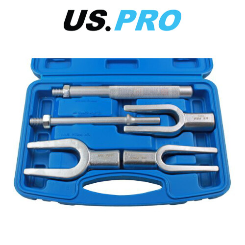 US PRO Tools 5pc Tie Rod End Pitman Arm Kit Ball Joint Splitter Separator 6032