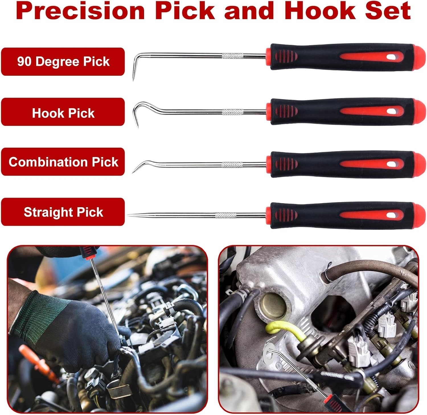 9 Pcs Auto Trim Removal Tool Set – Plastic Pry Tool Kit, Car Door Panel Windo…