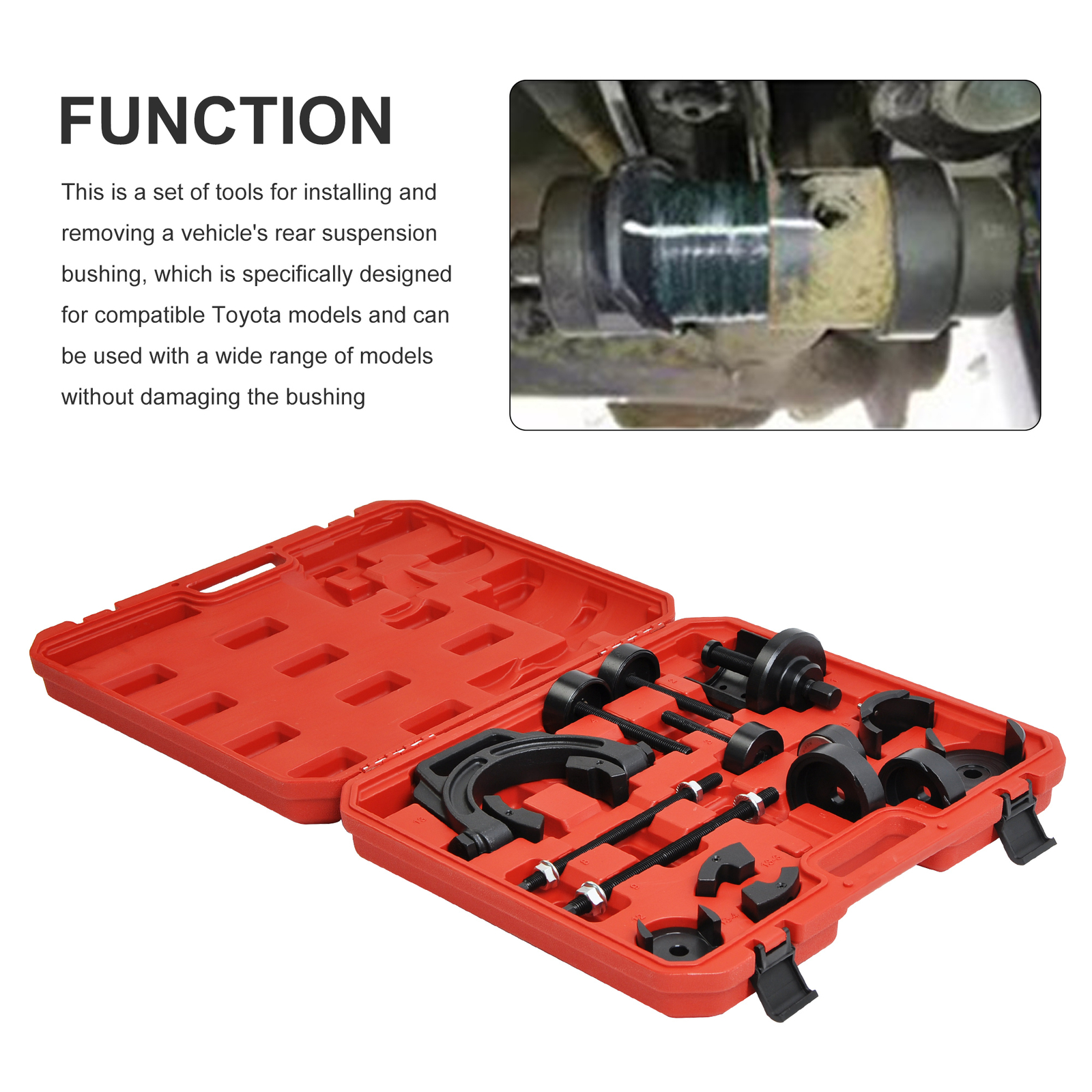 Rear Axle Arm Suspension Bush Remover & Installer For Toyota CAMRY & COROLLA MPV
