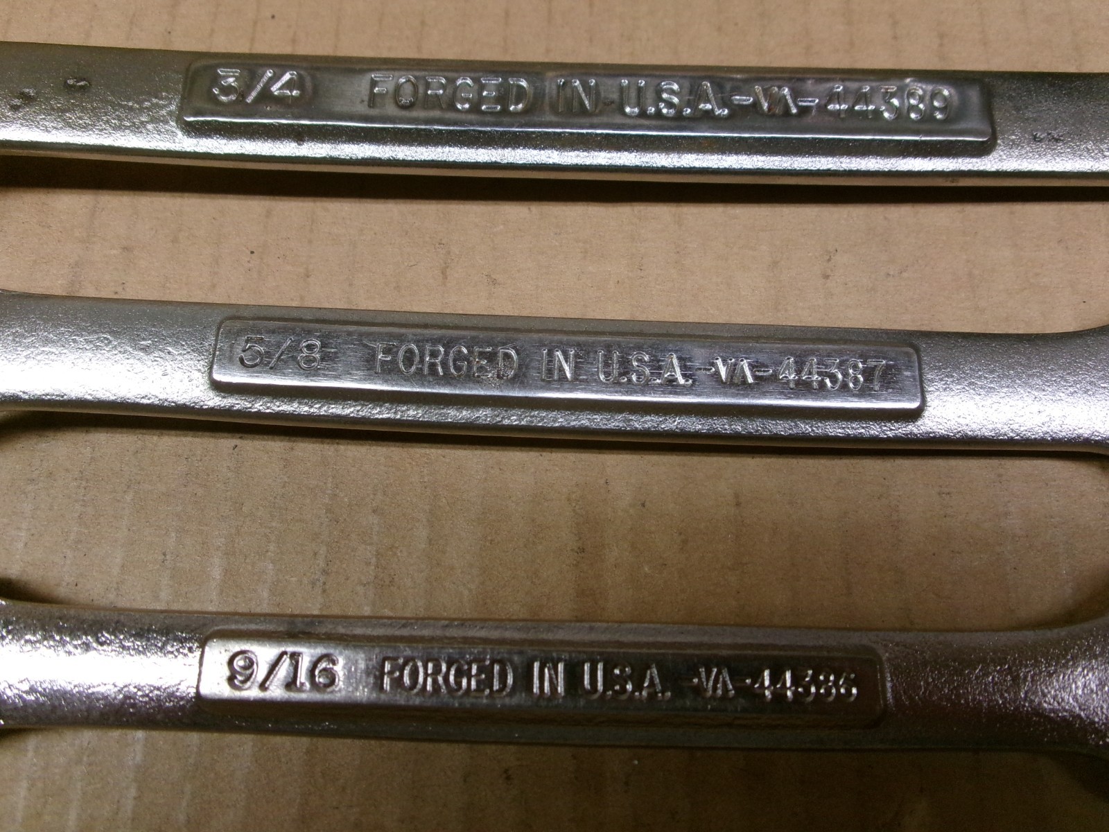Craftsman 6-Piece 6-Point Metric Combination Wrench Set / Lot