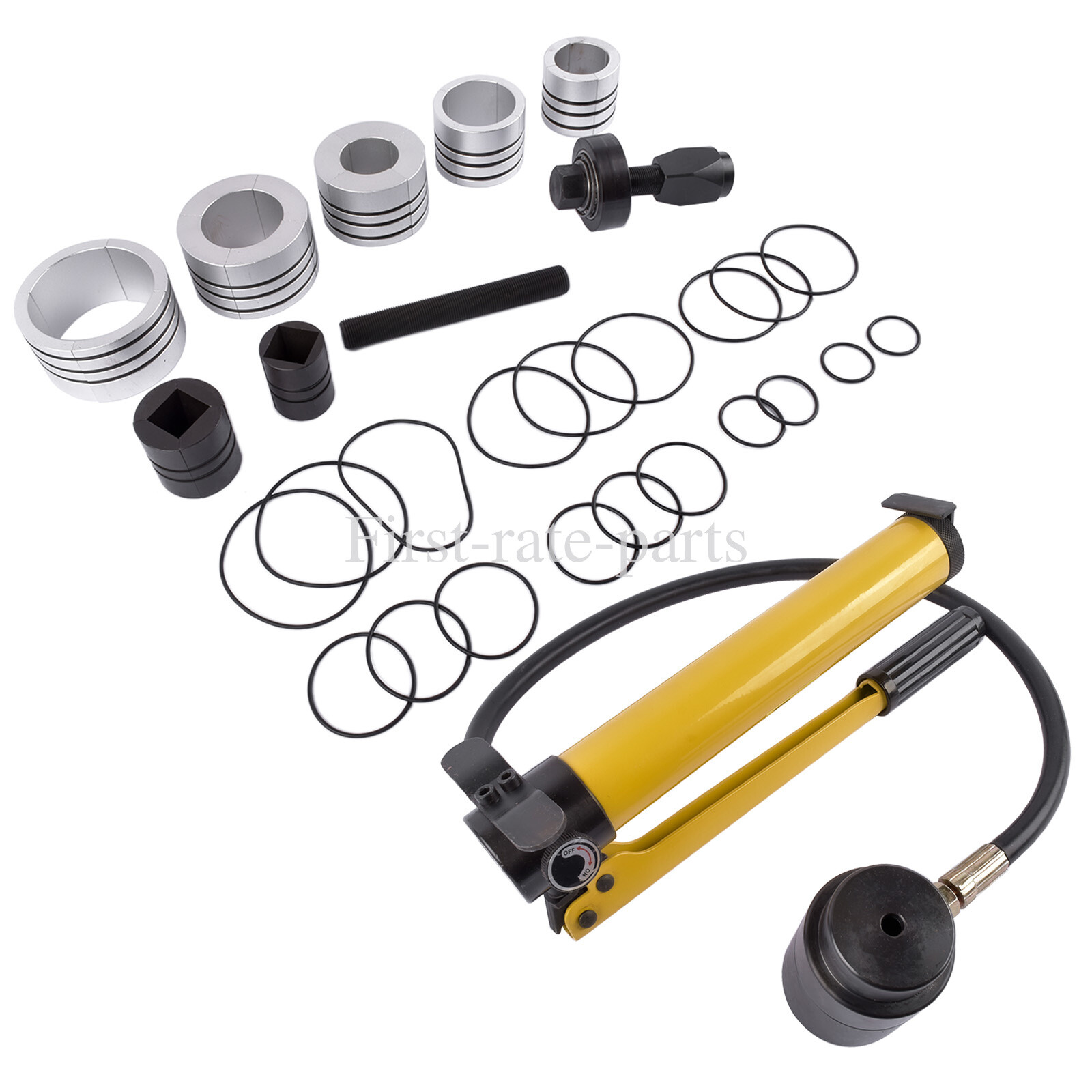 New Hydraulic Exhaust Pipe Stretcher Expander Kit with Collets 1 5/8″ to 4 1/4″