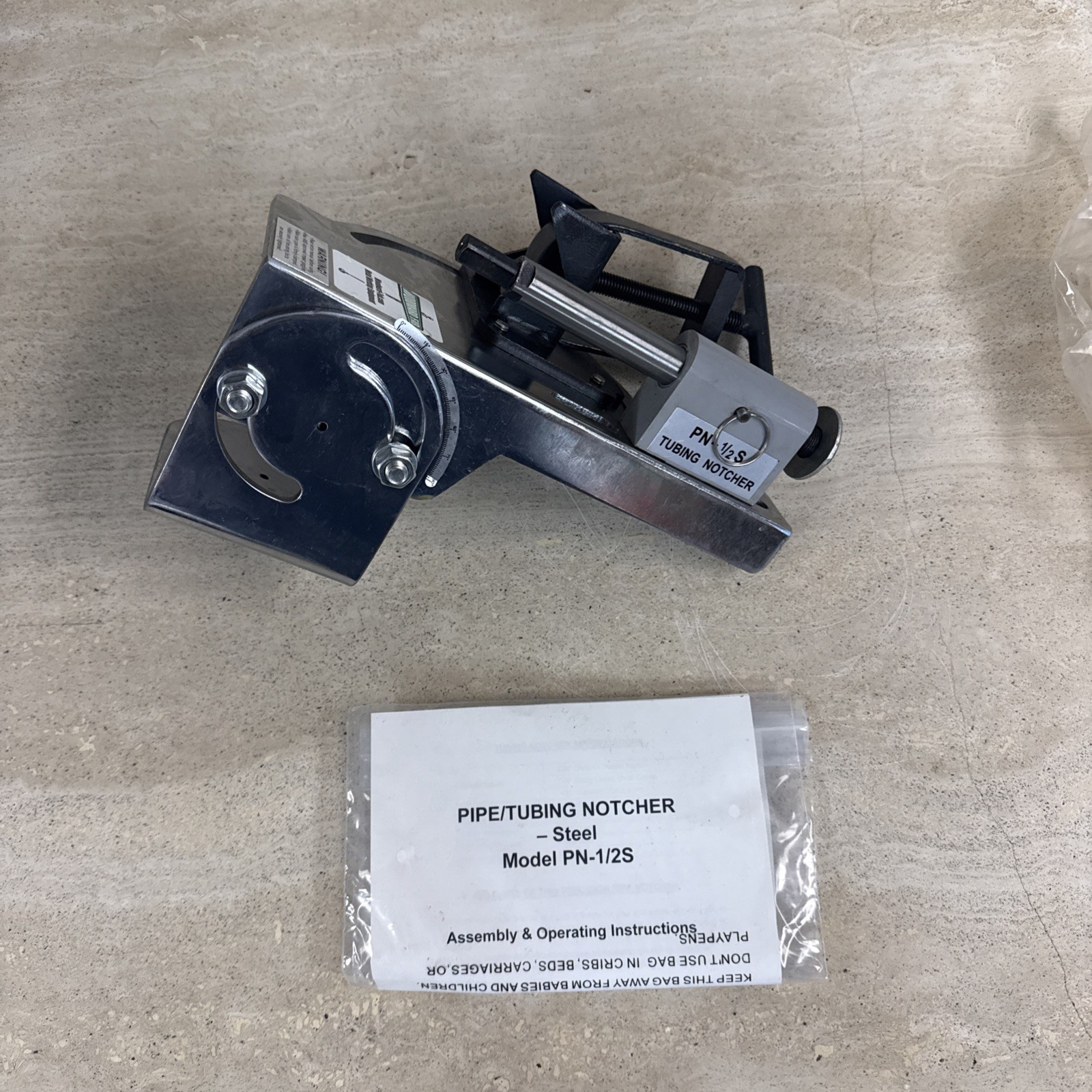 Woodward Fab Pipe/Tubing Notcher Model PN-1/2S