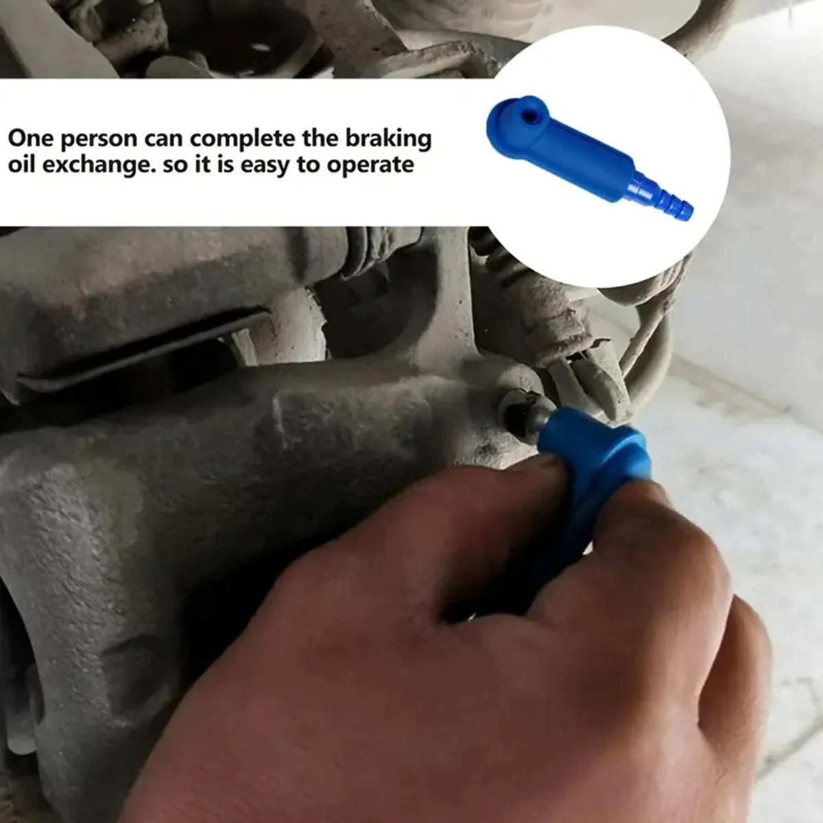 1Pcs Brake Oil Exchange Tool, Portable for Car Truck (Blue)