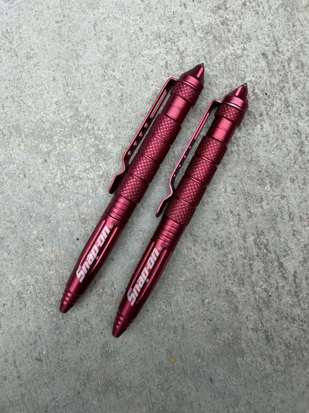 Snap On Tools Set Of 2 Ballpoint Pens Multi-tool Aluminum Heavy Duty Snap-On
