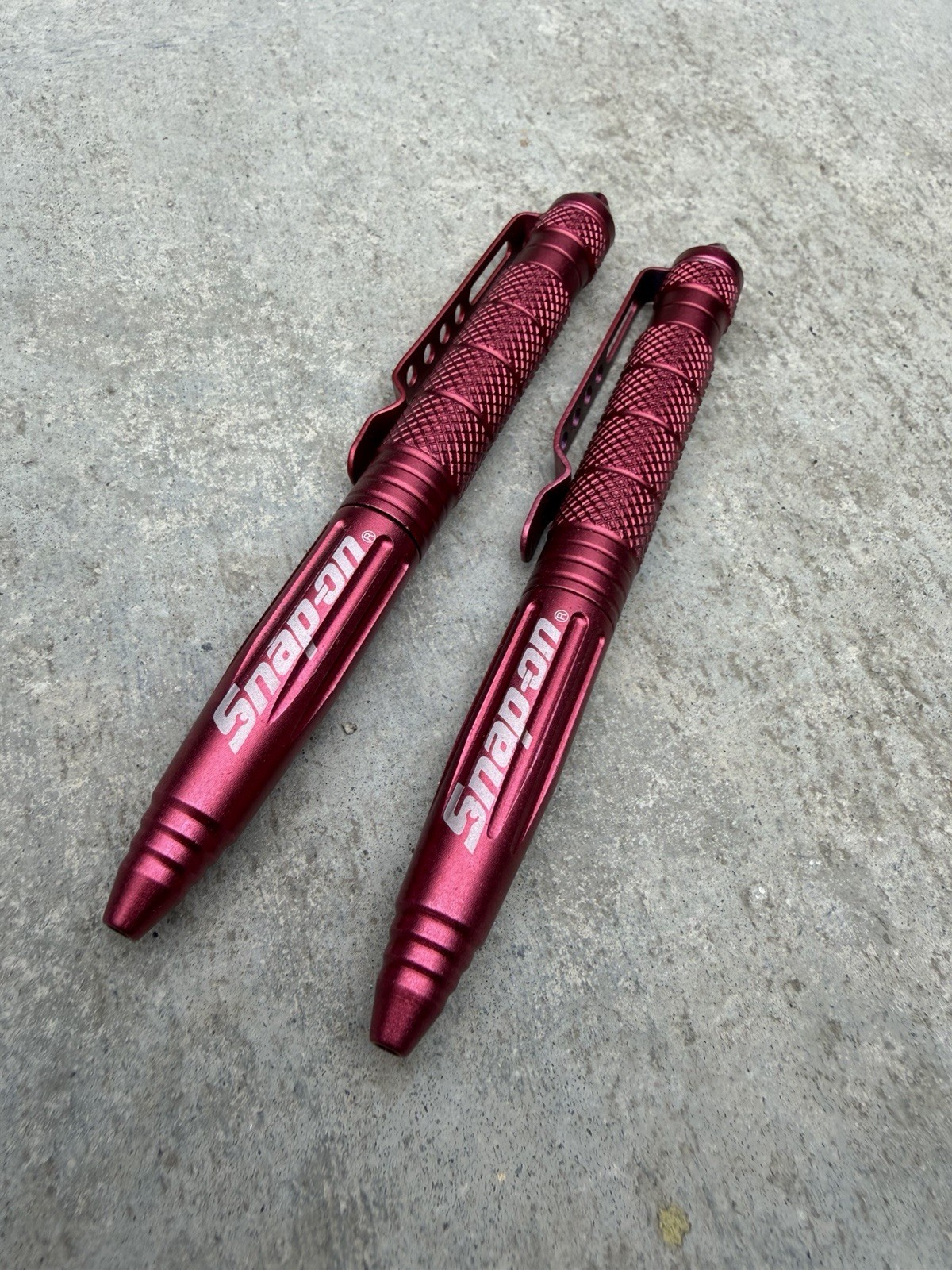Snap On Tools Set Of 2 Ballpoint Pens Multi-tool Aluminum Heavy Duty Snap-On