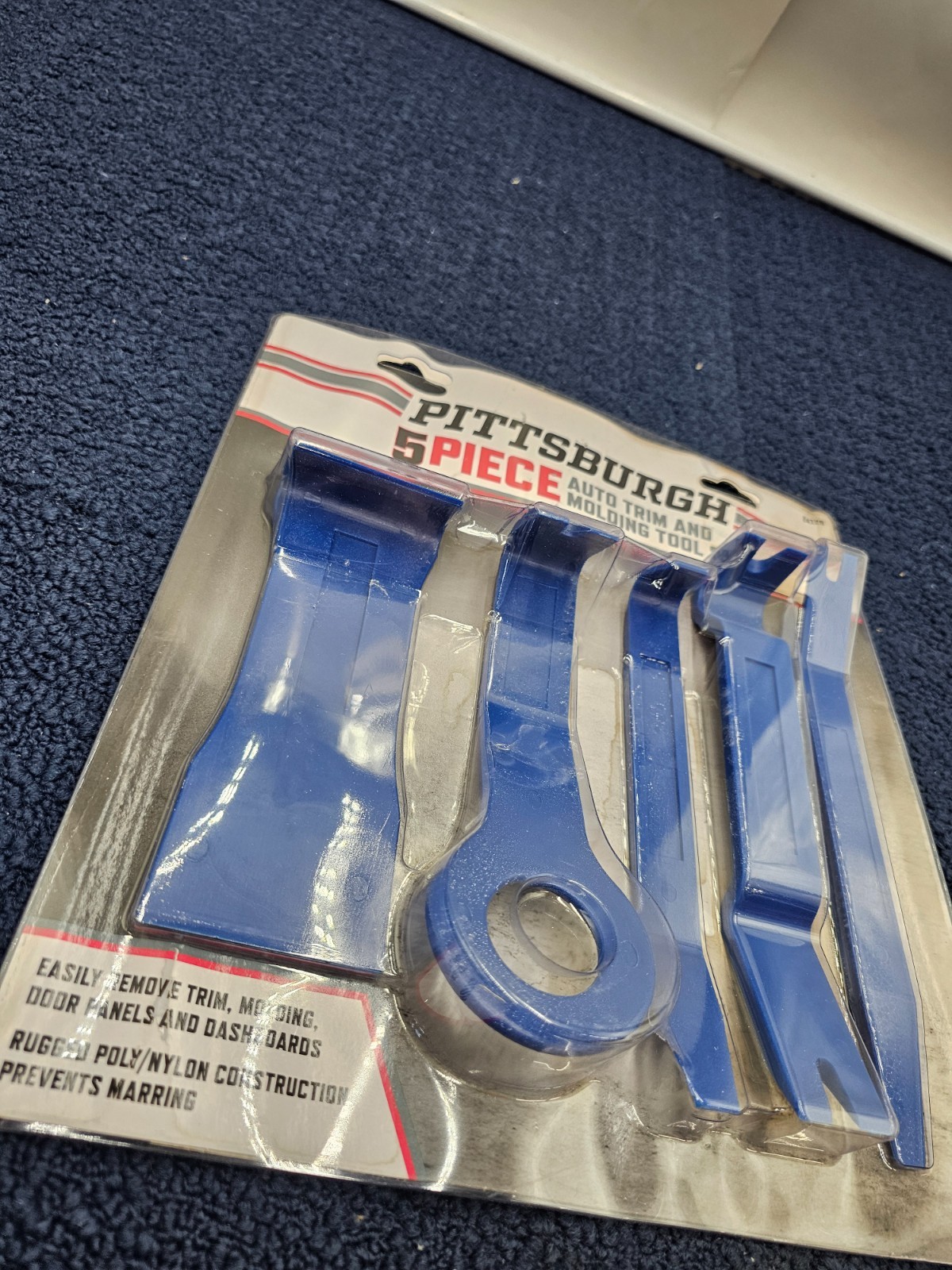 (QTY 2) Pittsburgh 64126 5 Piece Auto Trim Molding Tool For Cars, Trucks, VAN