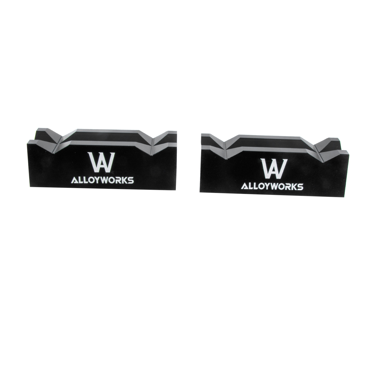 Aluminum Vise Jaw Protective Inserts With Magnetic Back Fits AN Fittings Billet