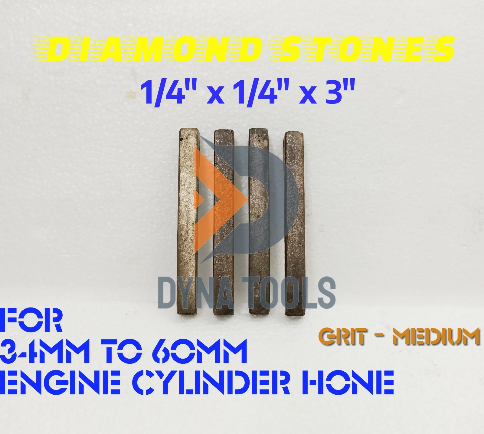 ENGINE CYLINDER HONE HALL TOLEDO TYPE 34MM TO 60MM HONE DIAMOND STONES MEDIUM