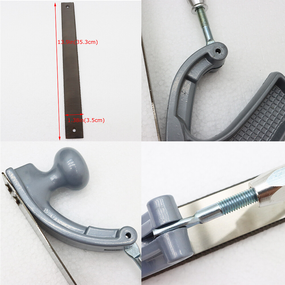 TECHTONGDA Adjustable Body File Holder with 10 Teeth Flat Body File