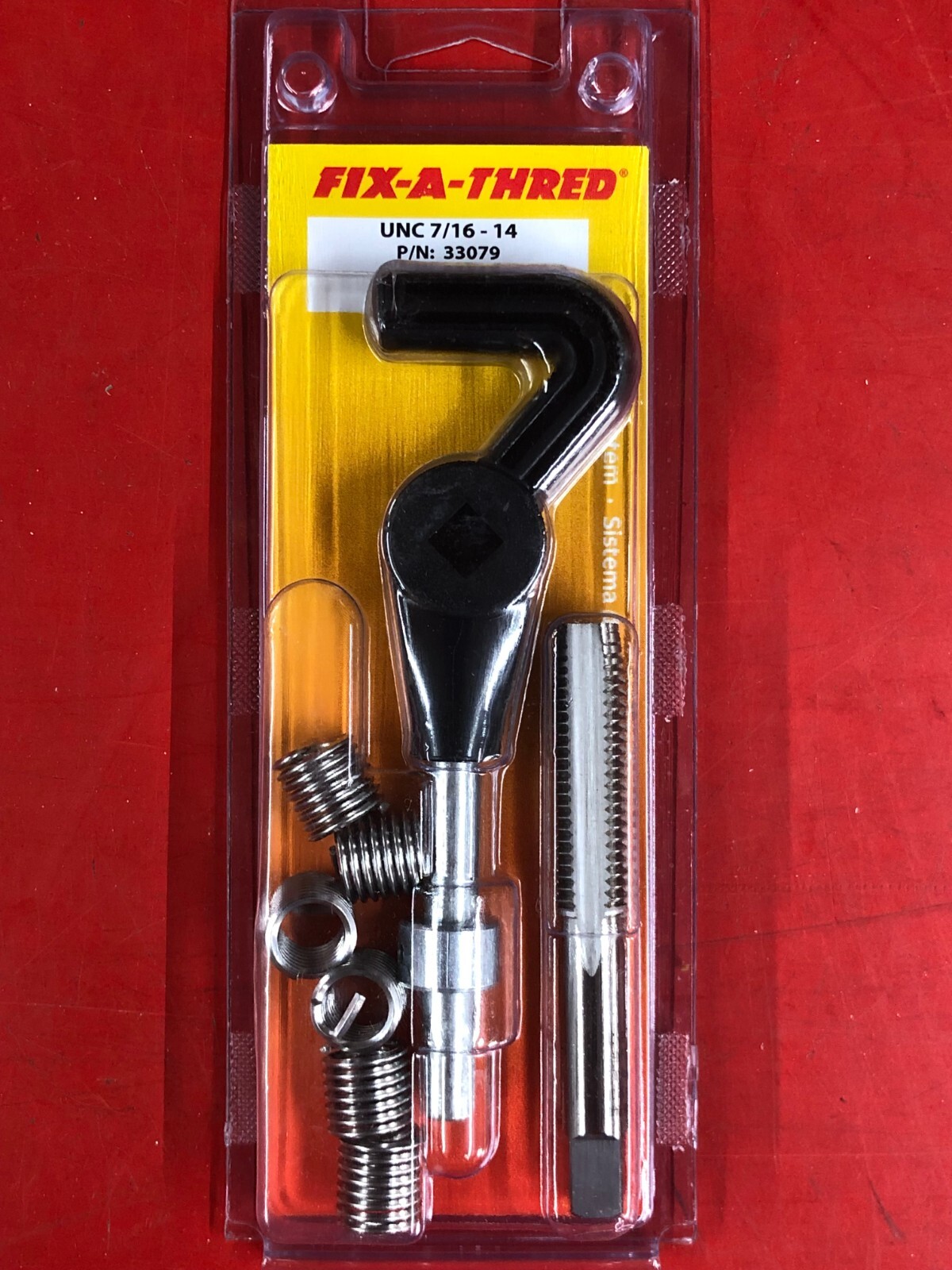 FIX-A-THREAD 33079 LIKE 5521-7 THREAD REPAIR SYSTEM FOR UNC 7/16-14 THREAD