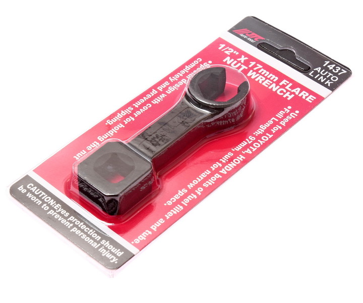 1/2″ X 17mm FLARE NUT WRENCH FOR HONDA, TOYOTA FUEL FILTER CUP, JTC TOOLS # 1437