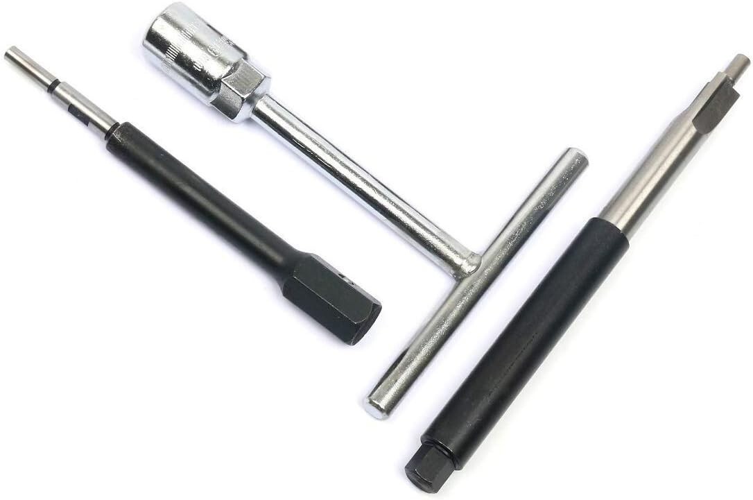 17Pcs Diesel Injector Seat Cutter Cleaner Tool Flat Reamer Repair Removal Tool