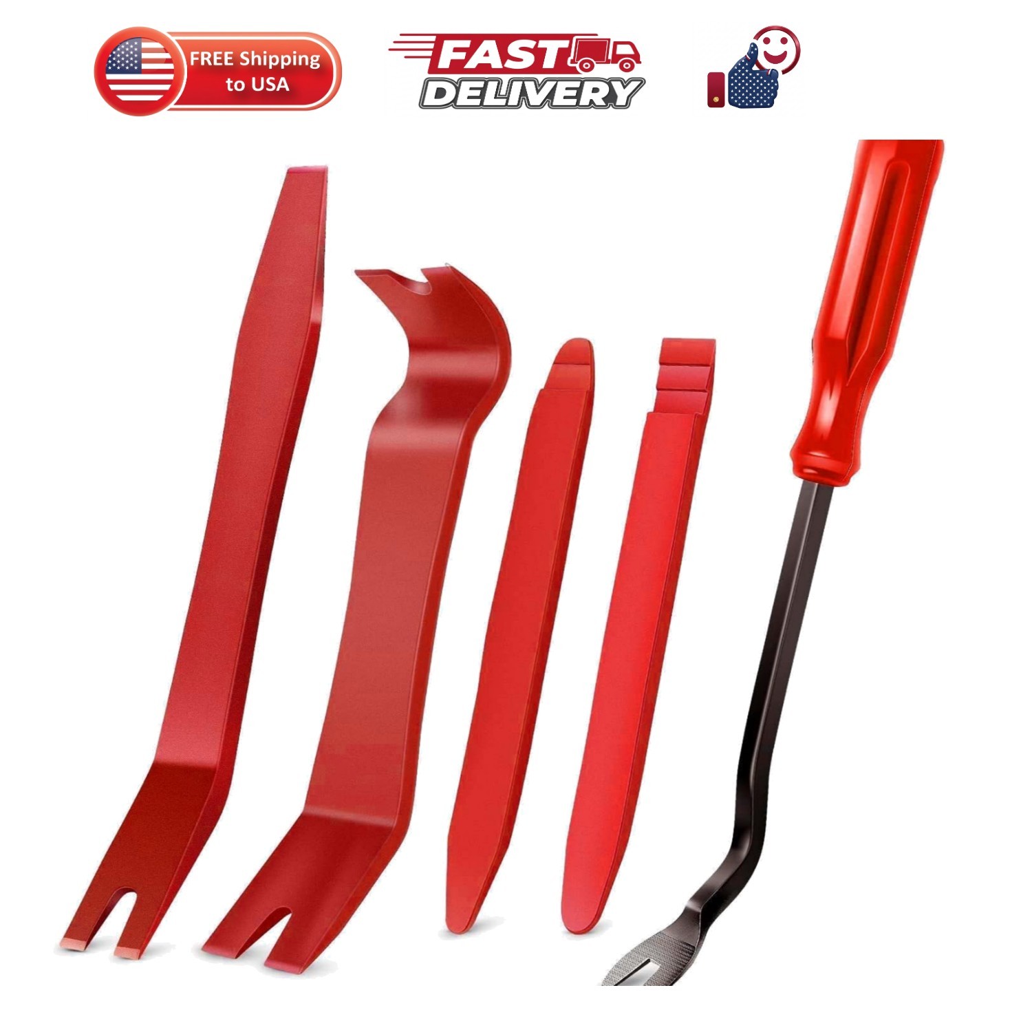 5 PCS Nylon Auto Trim Removal Tool Kit No-Scratch Removal Tool Kit for Car Pa…