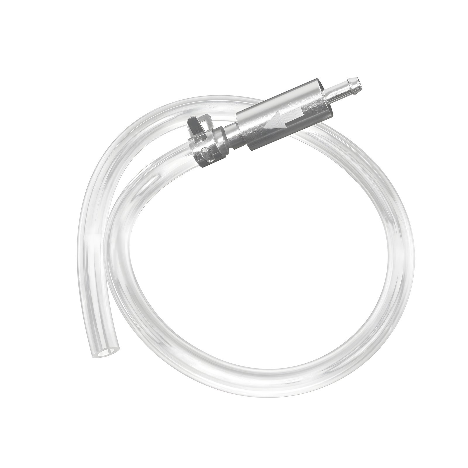 4 PCS Brake Bleeder Hose, One Way Check Valve Tube Bleeding Tool Kit Silver US