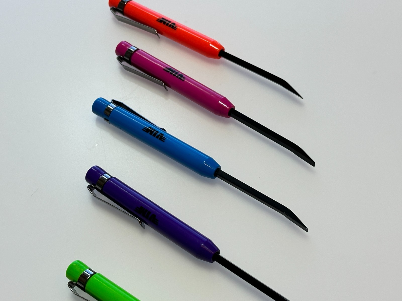 VIM Tools 5pc Mini Pocket Pry Bar Set w/Pocket Clip & Magnet (ALL MULTI-COLORS)