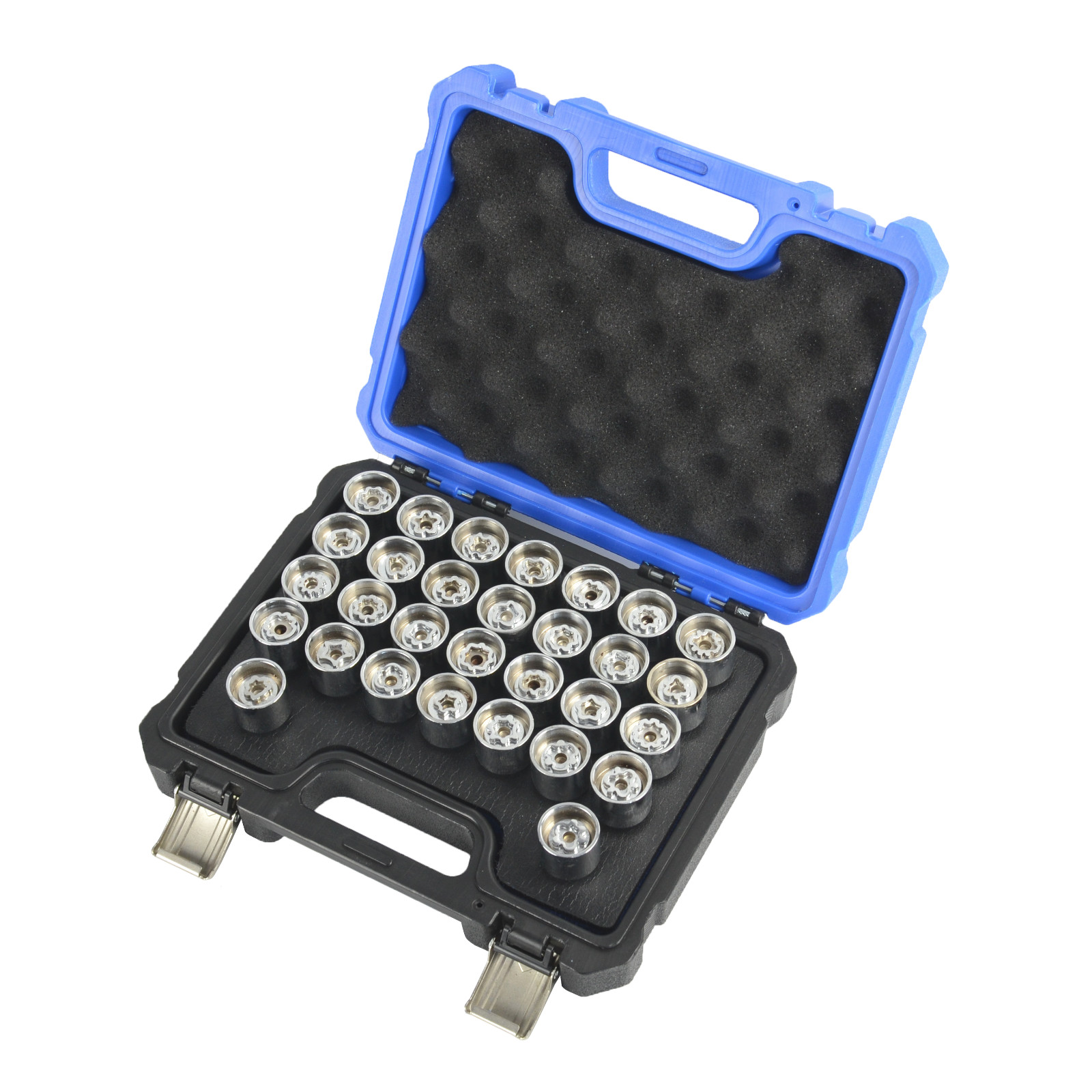 30PCS Wheel Locking Anti-Theft Screws Removal Install Sockets Tool Set for Benz
