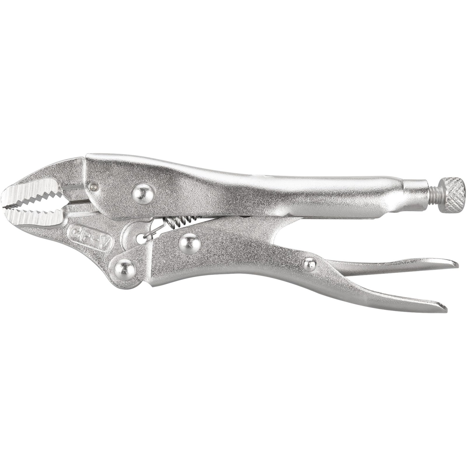 Performance Tool 5″ Curved Jaw Locking Pliers – Chrome, Chromium-Vanadium Steel
