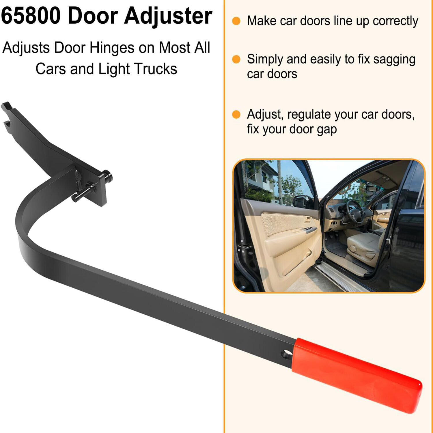 Replace 65800 Door Adjuster Door Alignment Tool Fit for Most Cars & Light Trucks