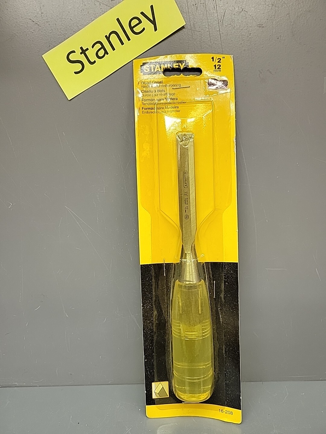 Stanley Wood Chisel 1/2″ 12mm 16-208 New Old Stock Sheffield England