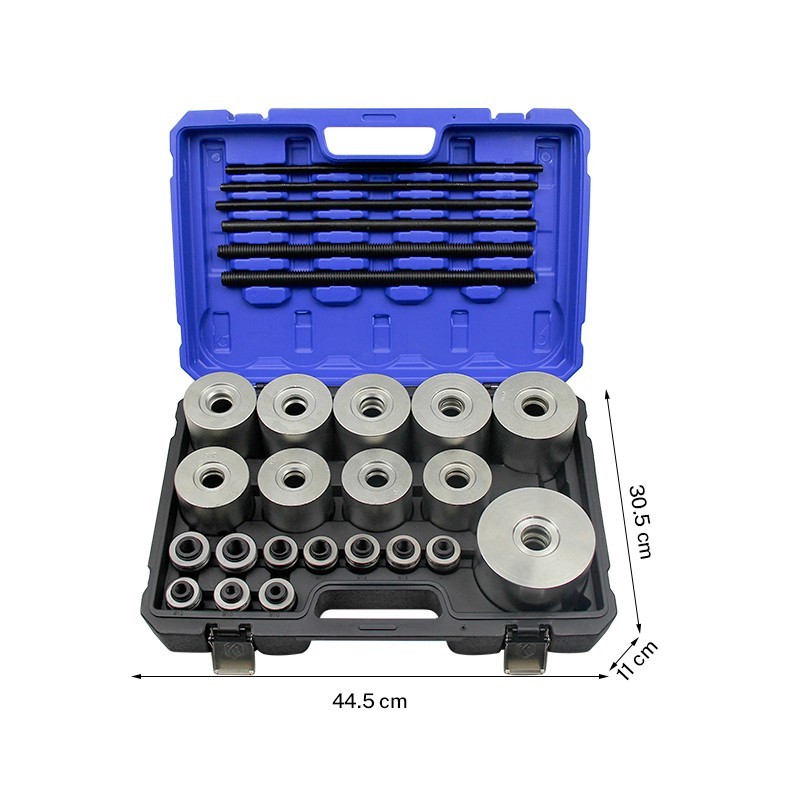 29x Universal Pull and Press Sleeve Kit Bushing Press Removal Installation Tool