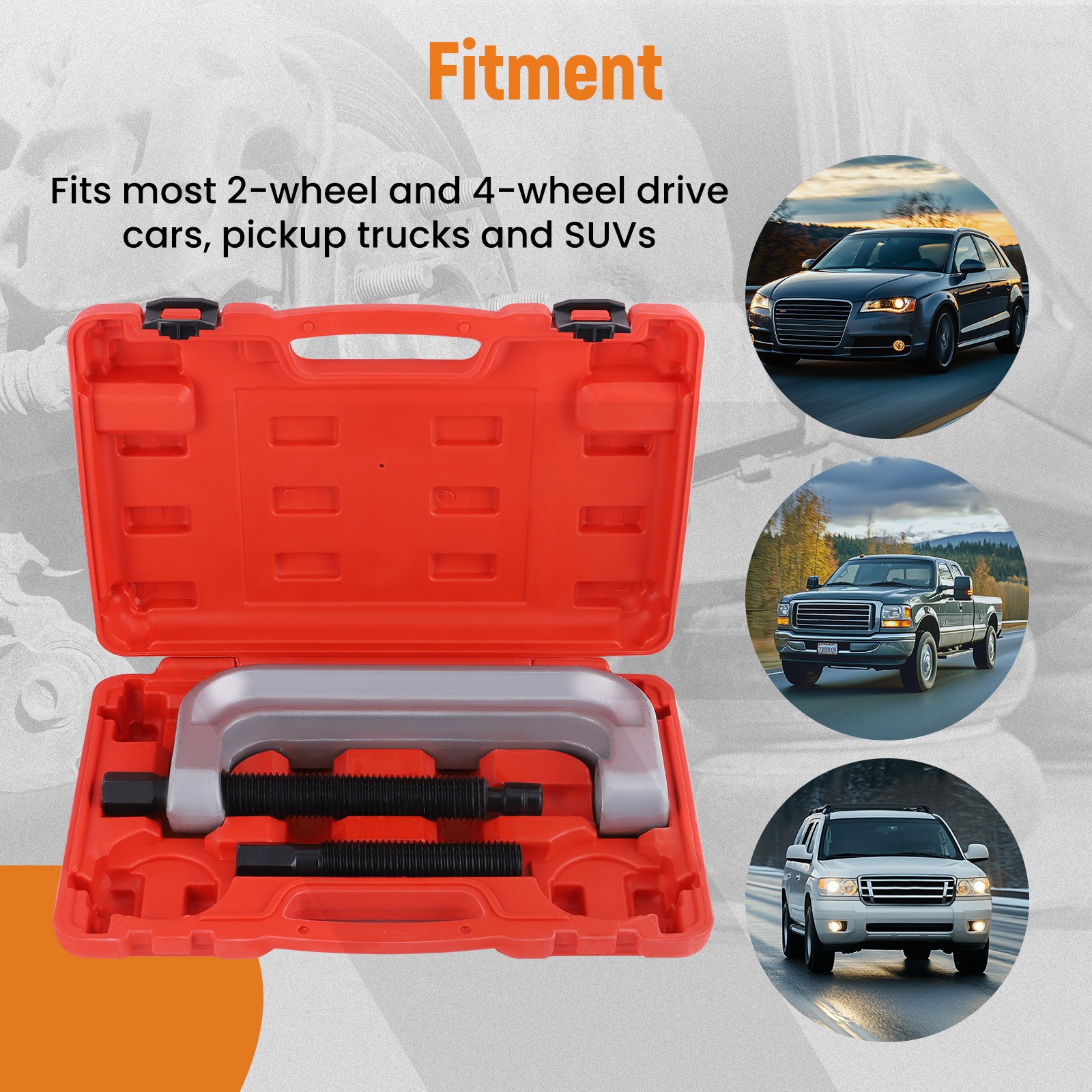 Heavy Duty Ball Joint Press & CV U Joint Removal Tool Kit for Toyota Chevrolet