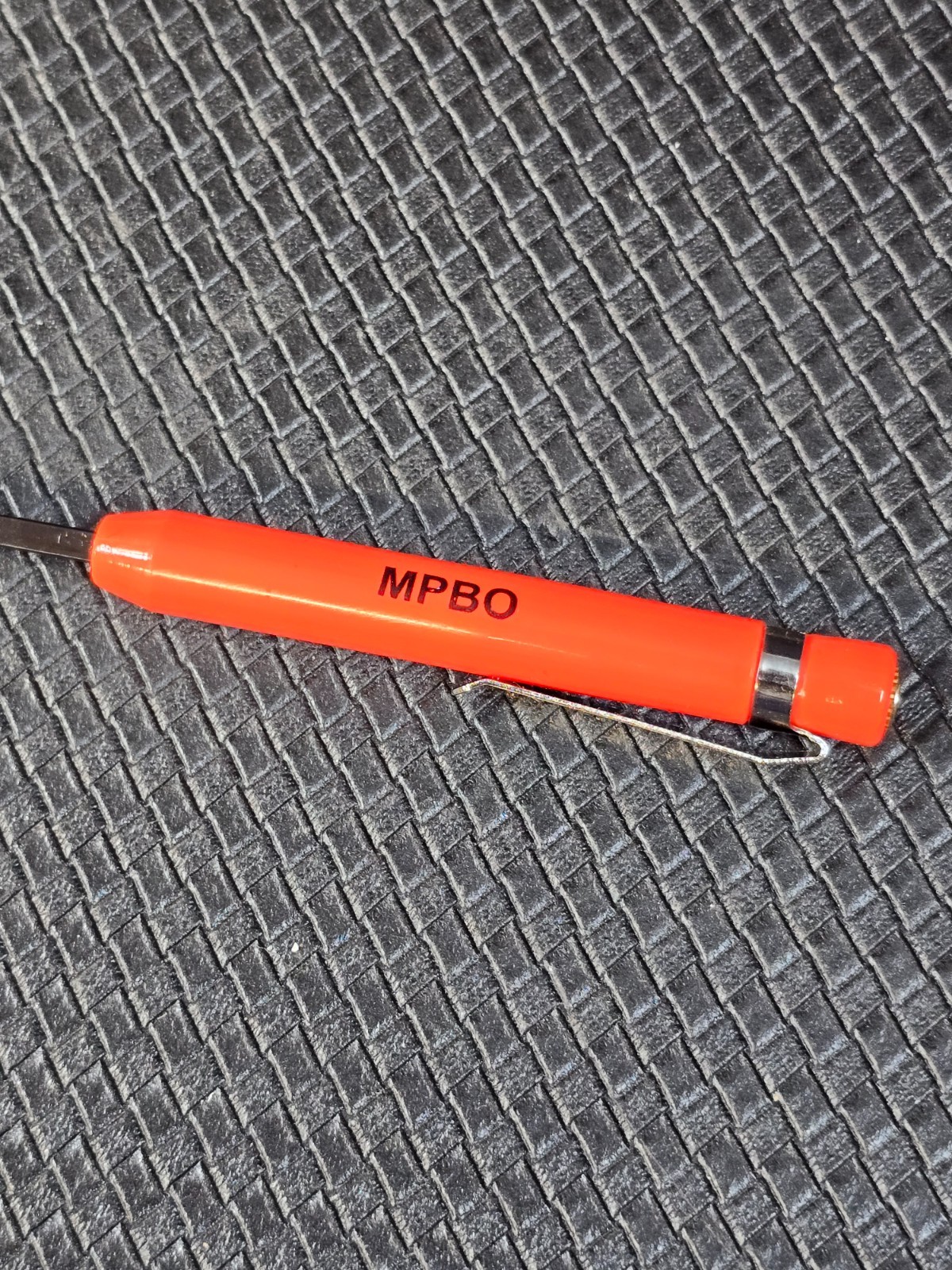 VIM Tools Orange Mini Pocket Pry Bar Set w/Pocket Clip & Magnet MPBO