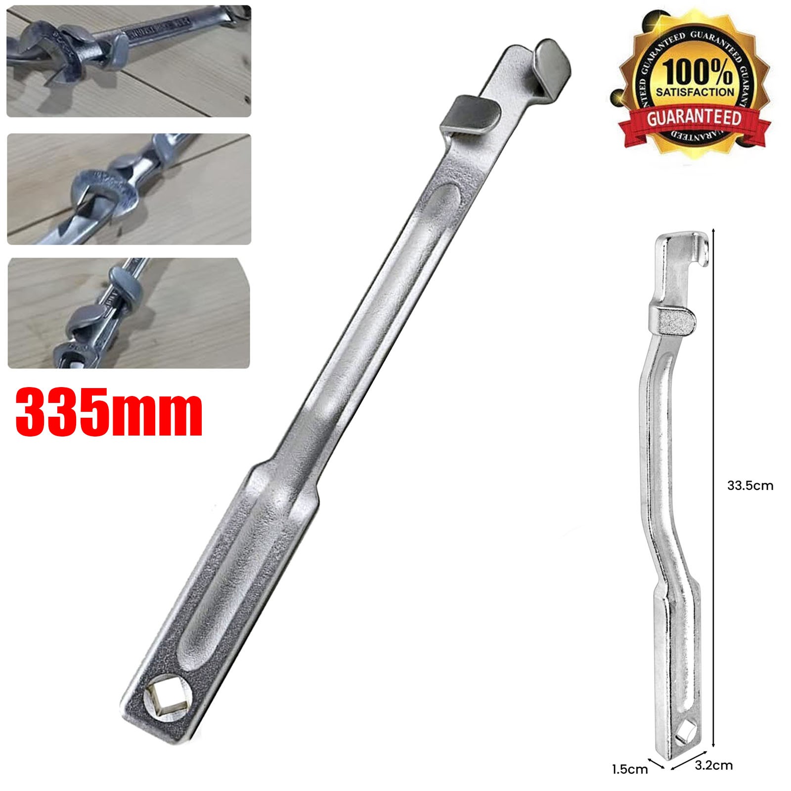 Universal Extension 1/2″ Square Drive Wrench Extender Bar Set Car Repair Tool