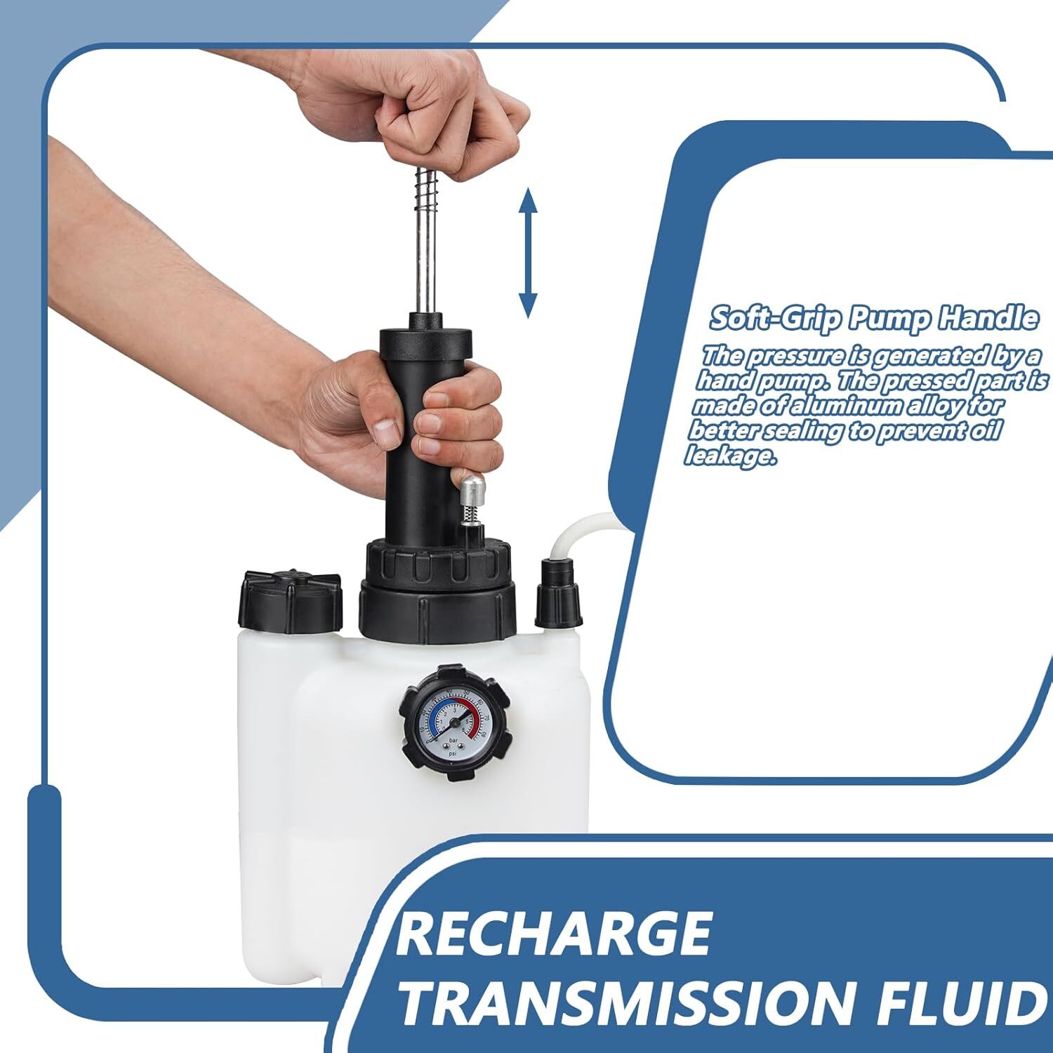 Manual Transmission Tool Fluid Oil Filling Filler System Fluid Transfer Set 3L
