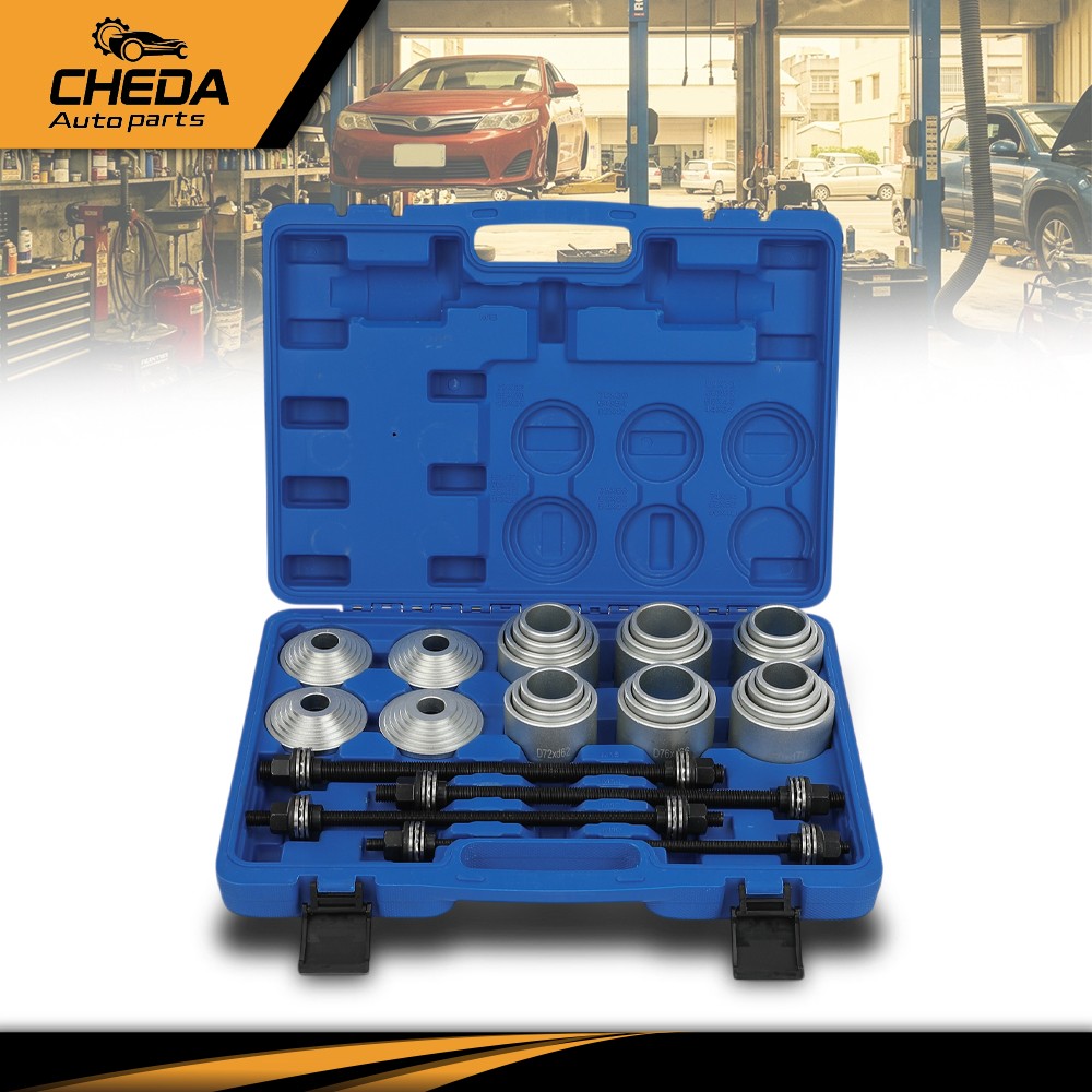 Universal Bearing Bush Seal Tool Kit Press Pull Sleeve Removal Install Set 28PCS