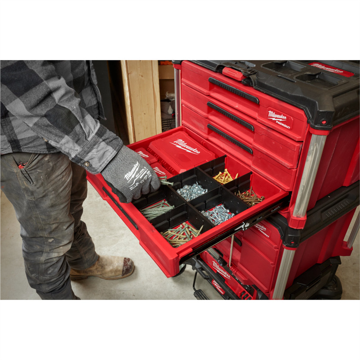 Milwaukee 48-22-8444 PACKOUT Locking Security Bar 50 lb Load Capacity