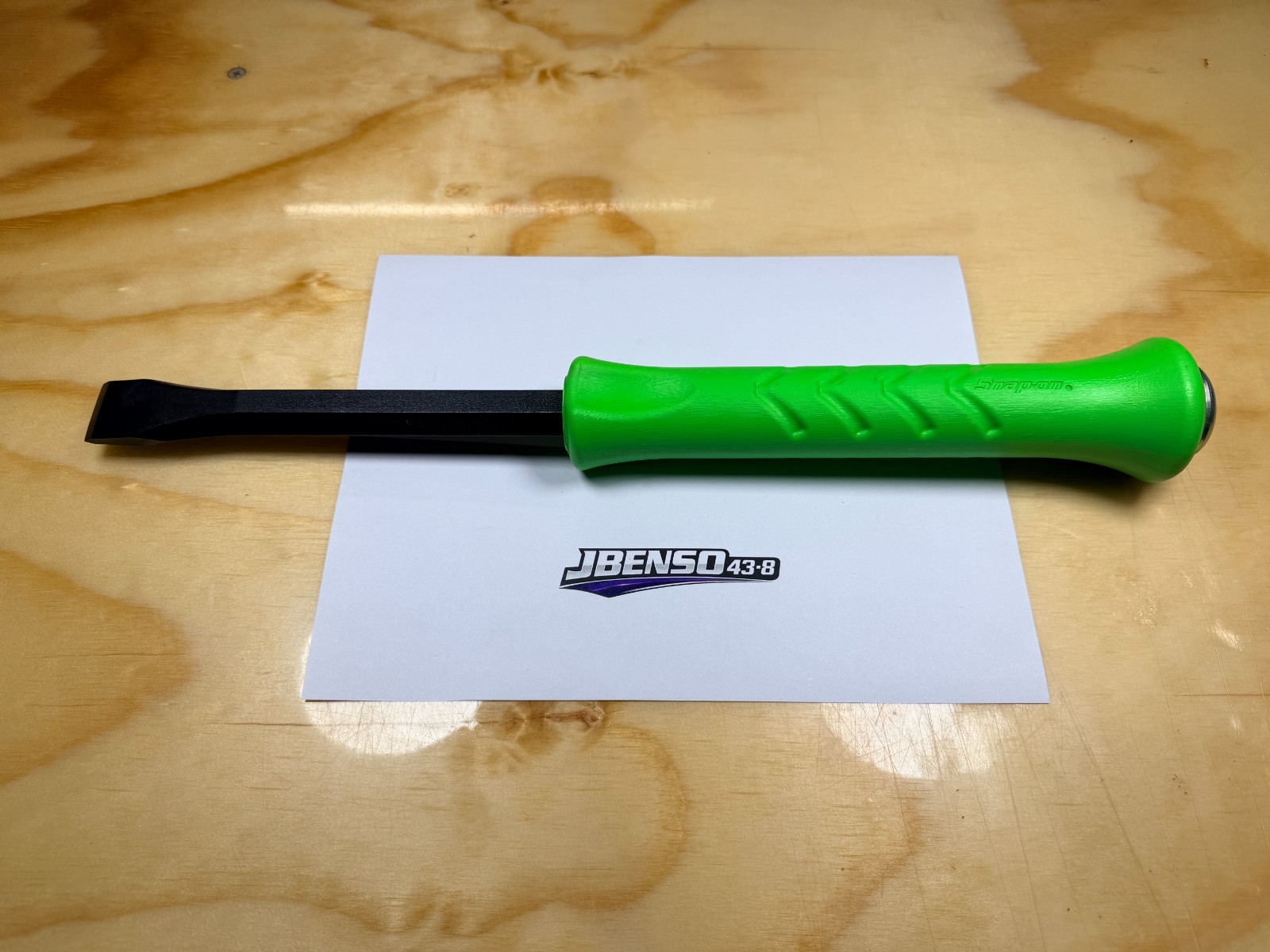 Snap-on Tools USA NEW GREEN 18″ Length Steel Striking Demolition Chisel SPDC18G
